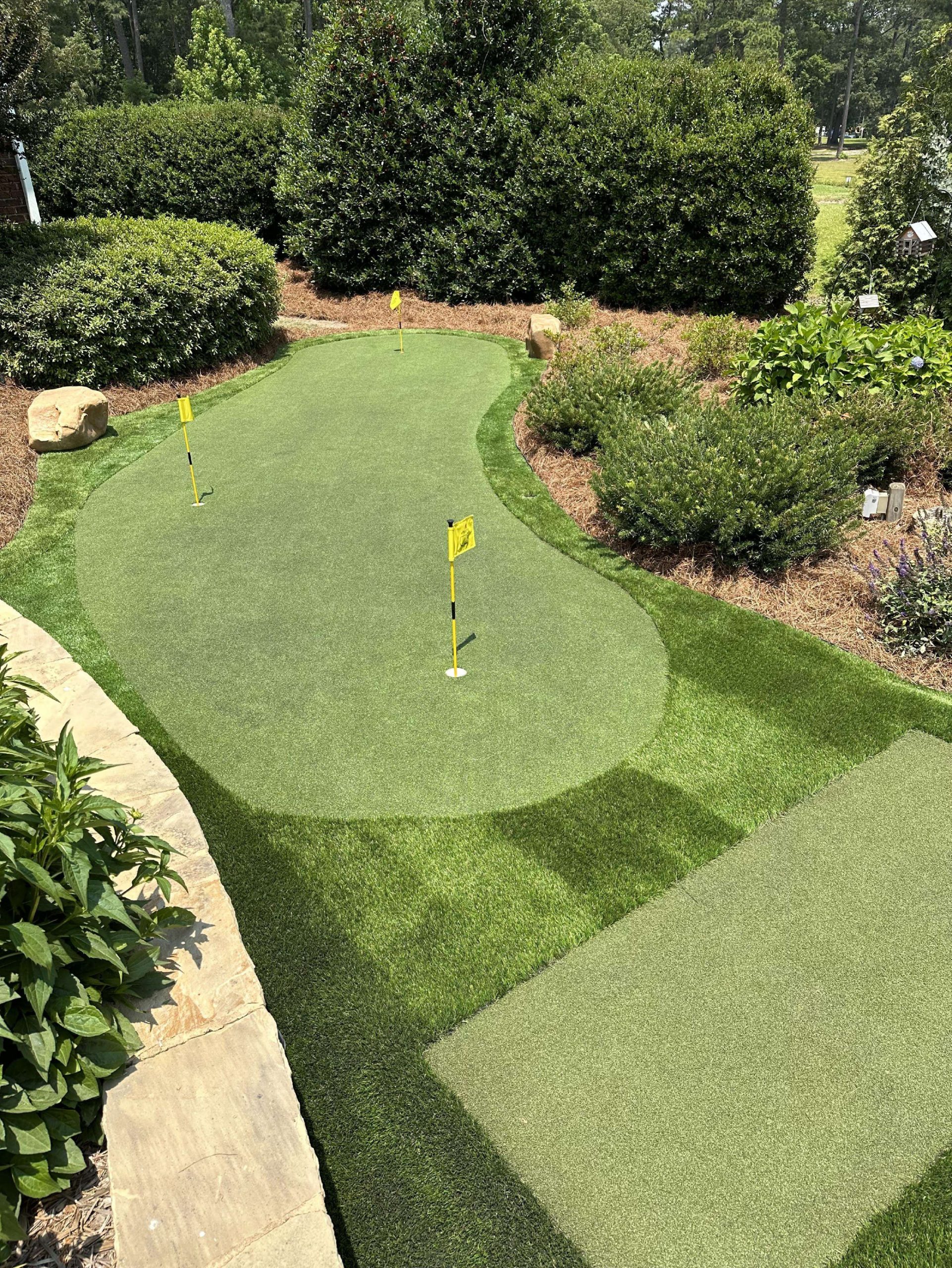 Putting green for back yard